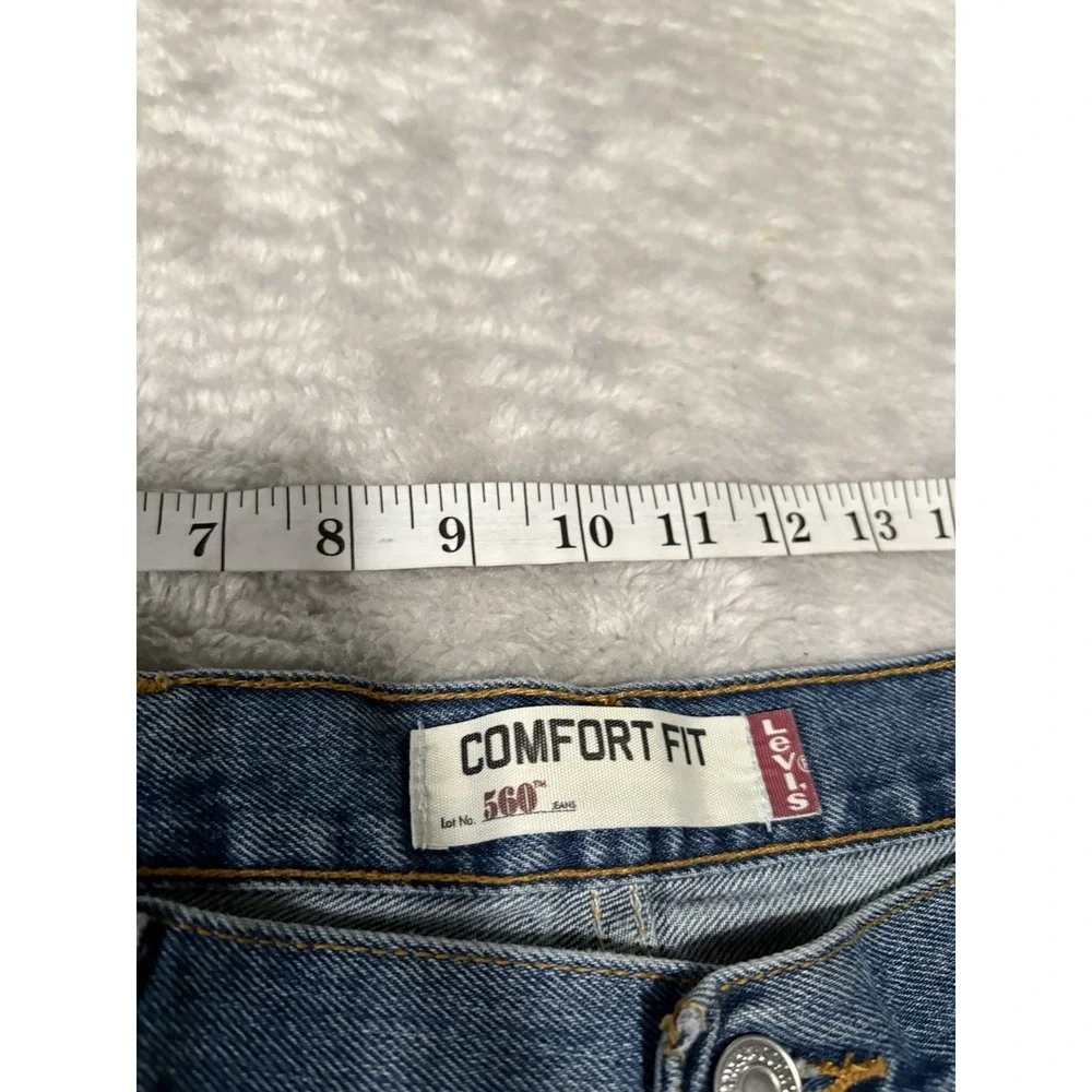 Levi's 560 Comfort Fit‎ Mens Blue Denim Jeans Size 40x38 Act 40x30 Pants